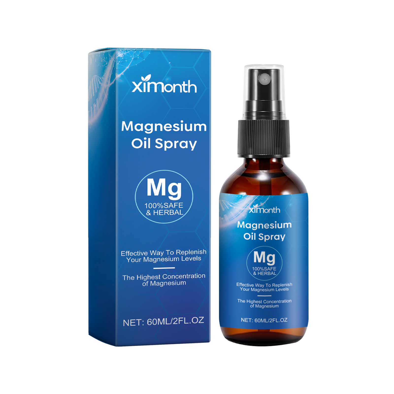 Magnesium Oil Spray, Pure Magn - Bath Salts Magnesium 评论和价格
