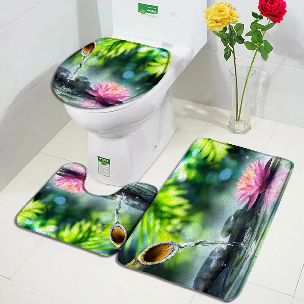 Green Bamboo Zen Bath Mats Set - Bamboo Bath Mat 评论和价格
