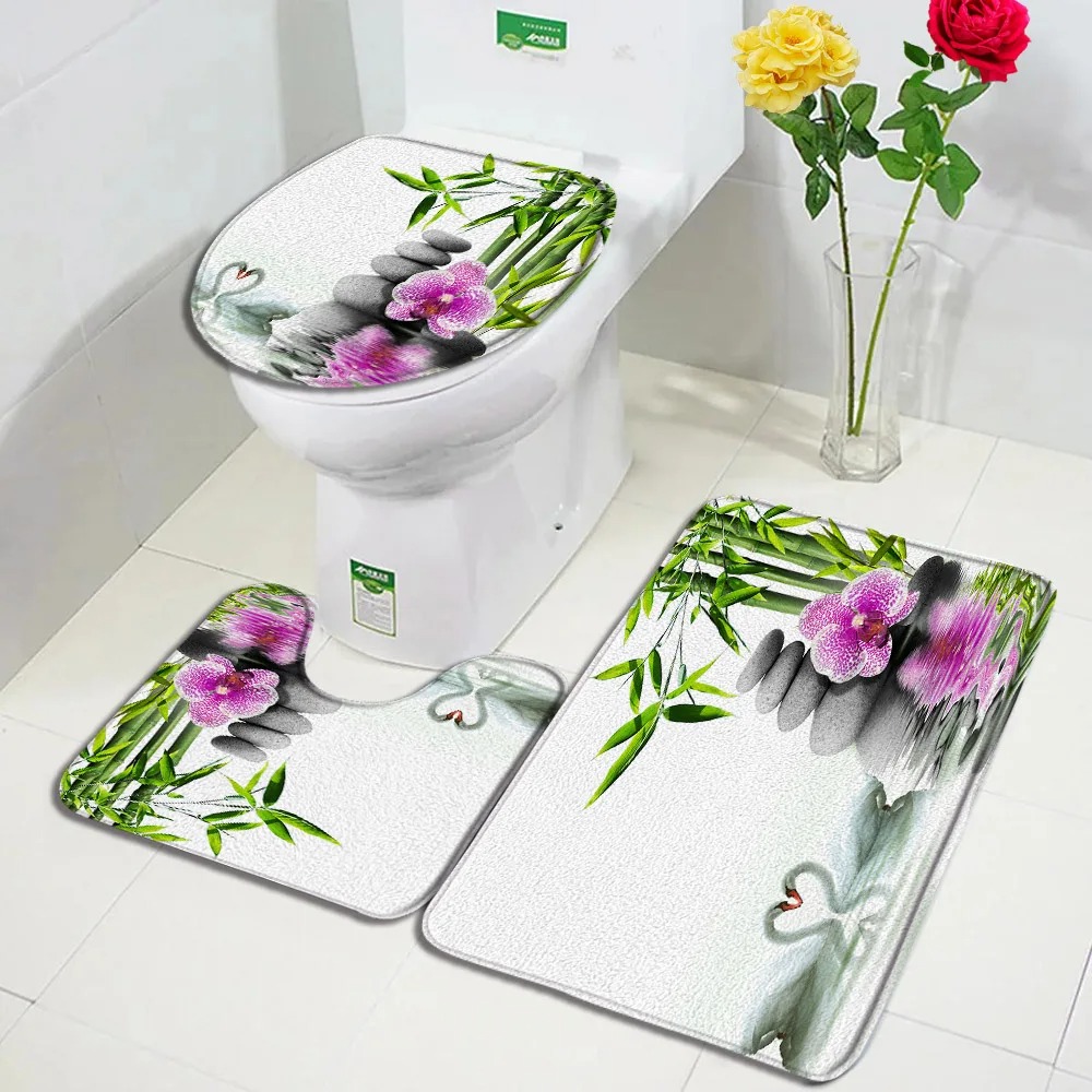 Green Bamboo Zen Bath Mats Set - Bamboo Bath Mat 评论和价格